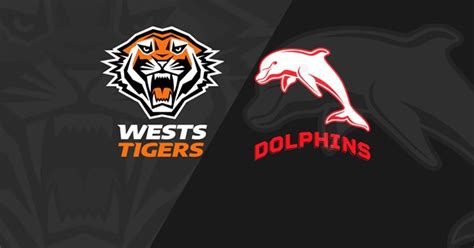 Wests Tigers v Dolphins .